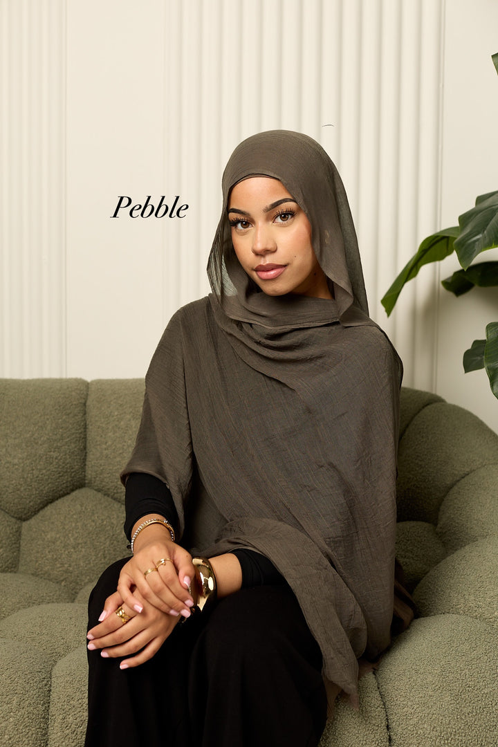 Cotton silk hijab