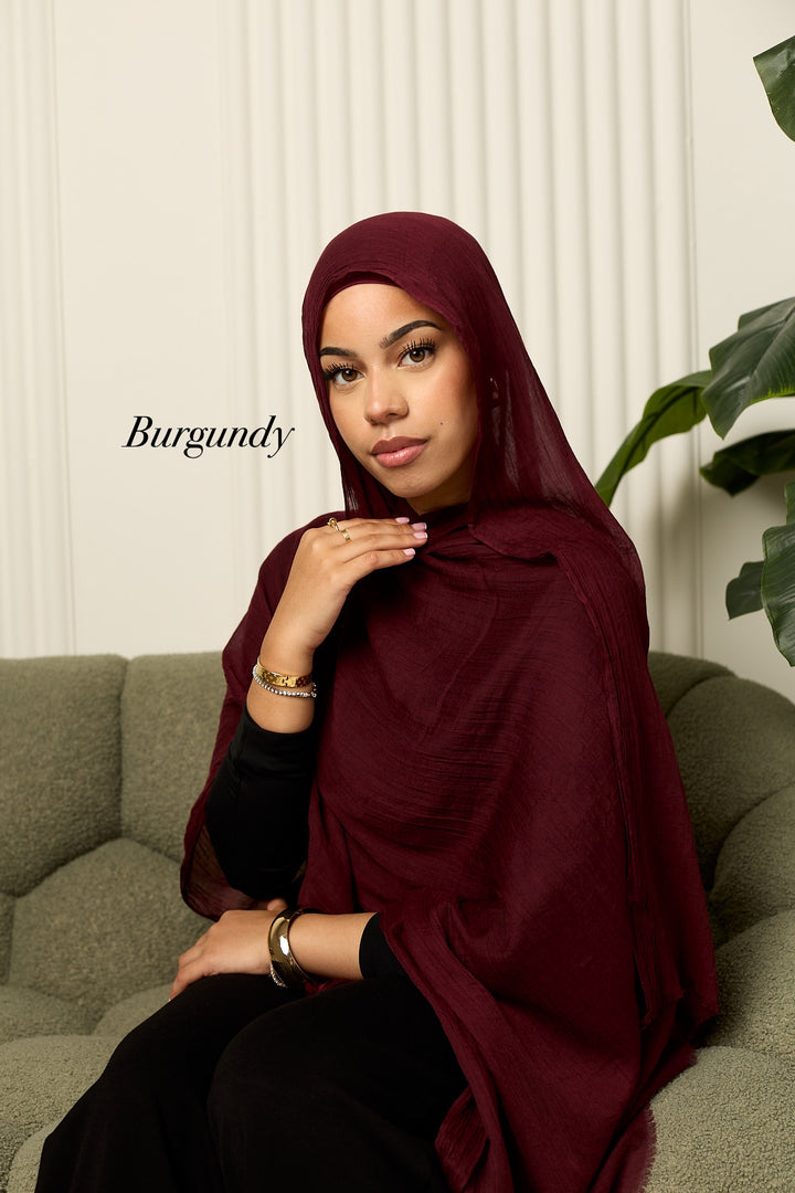 Cotton silk hijab