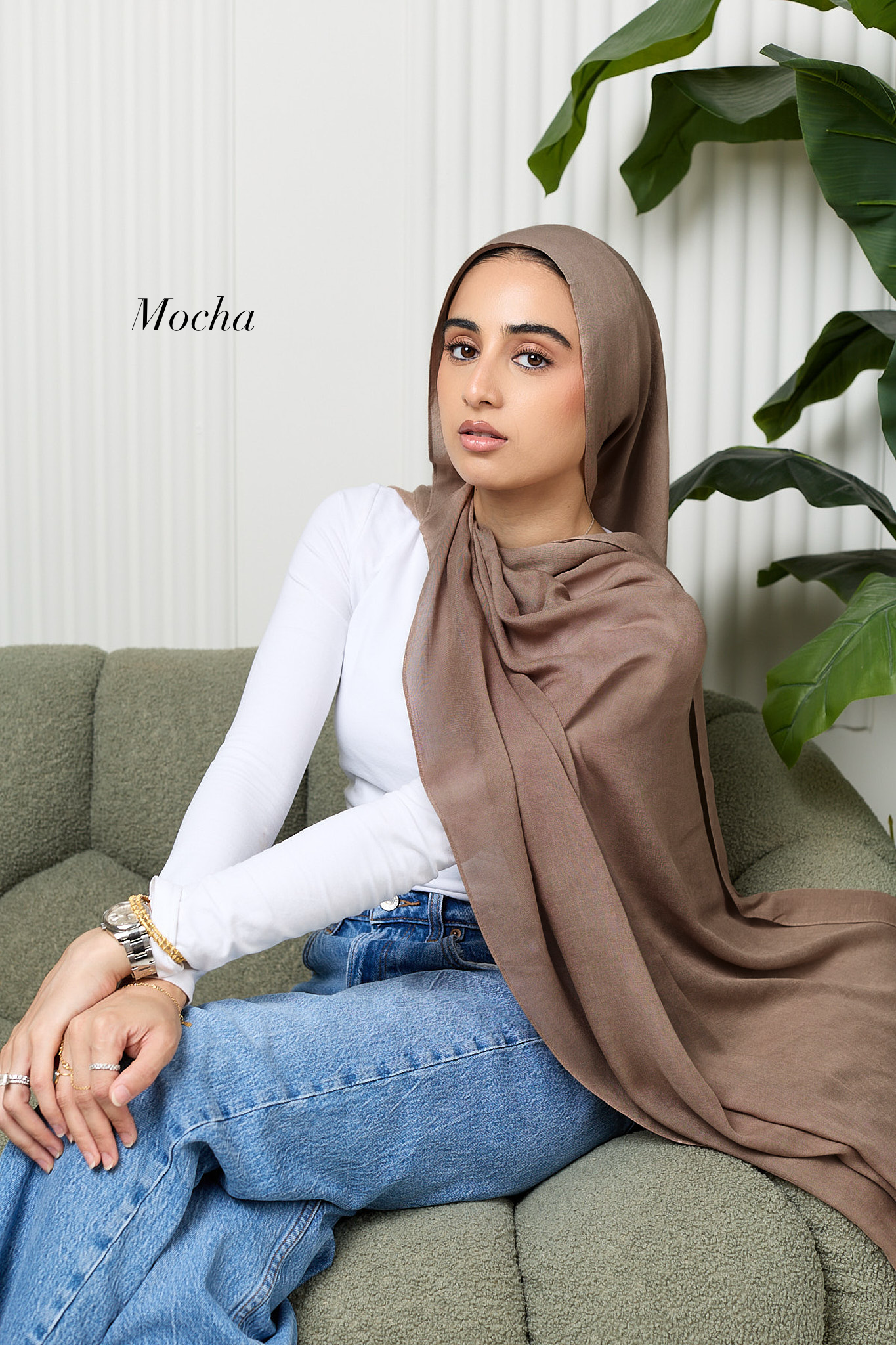 Premium Modal hijab with matching under cap