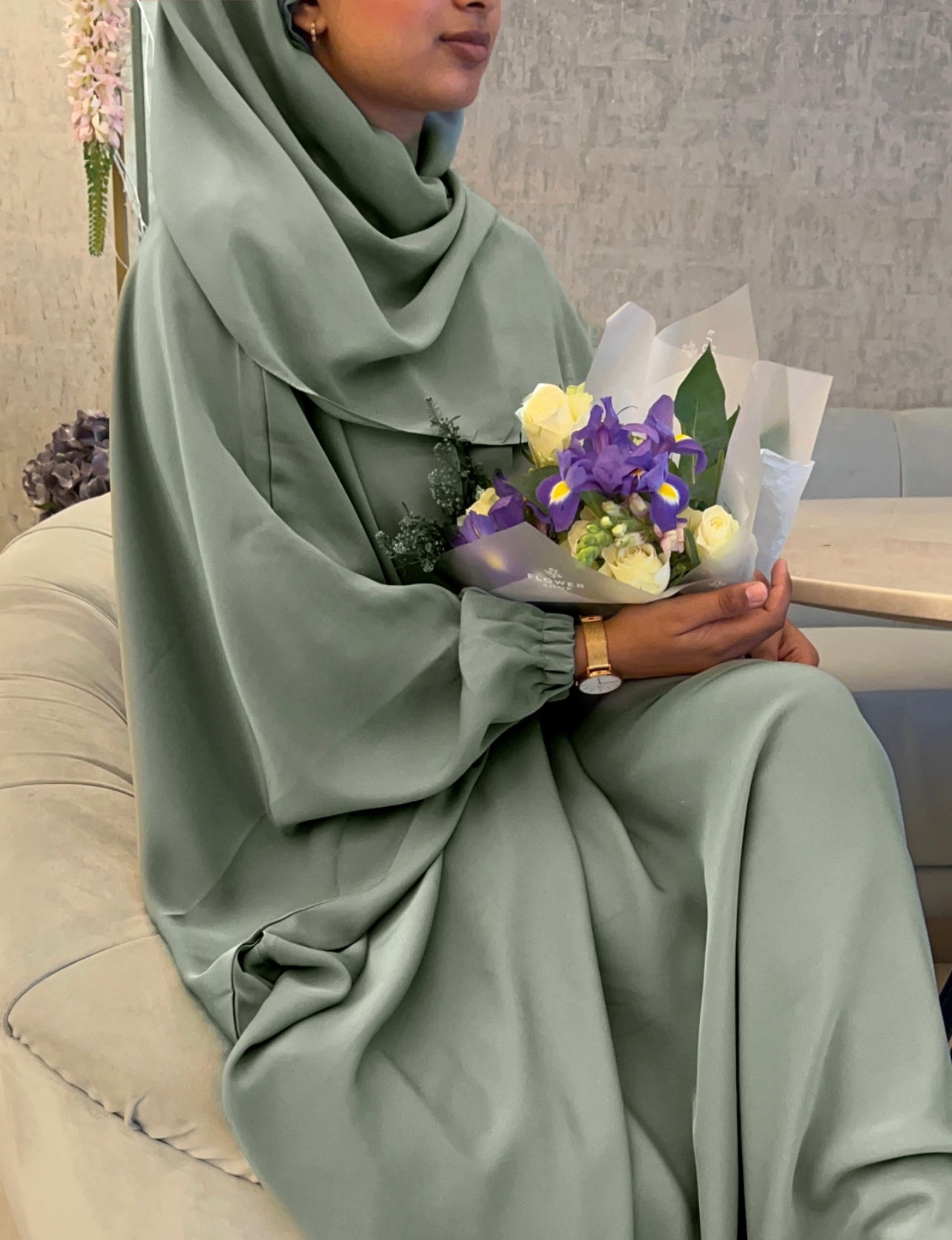Batwing abaya