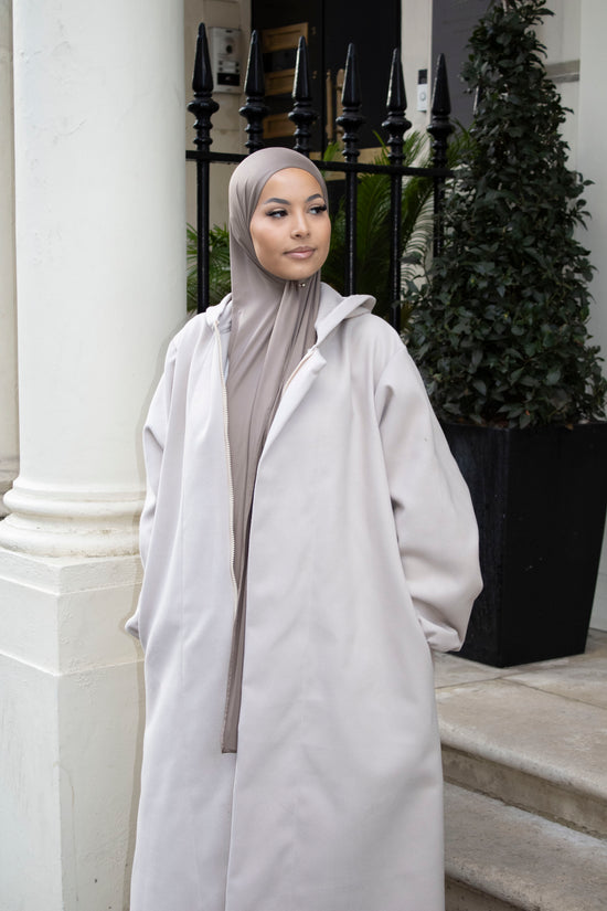 Hooded Abaya Coat