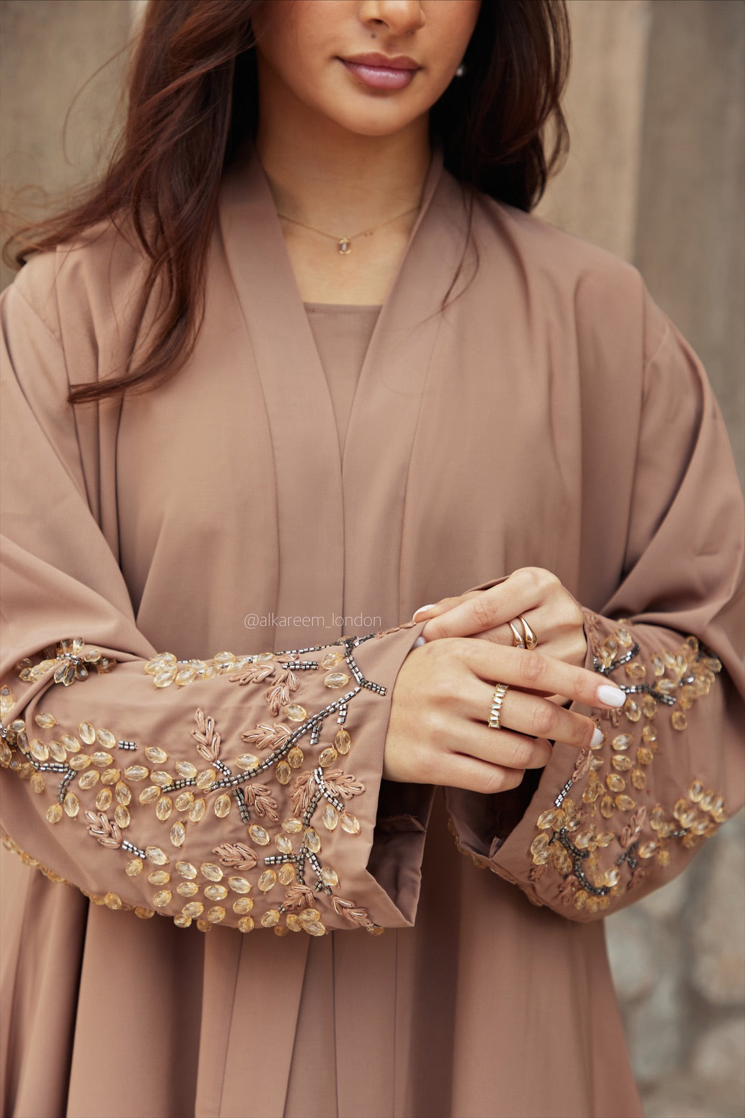 Tear drop abaya