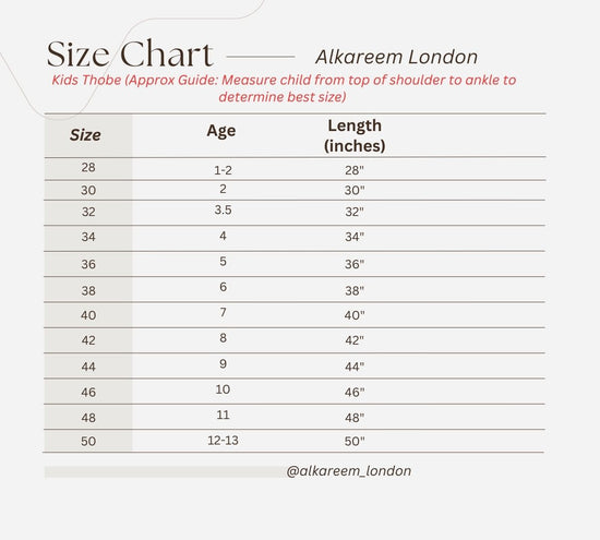 Kids Emirati Thobe Brown
